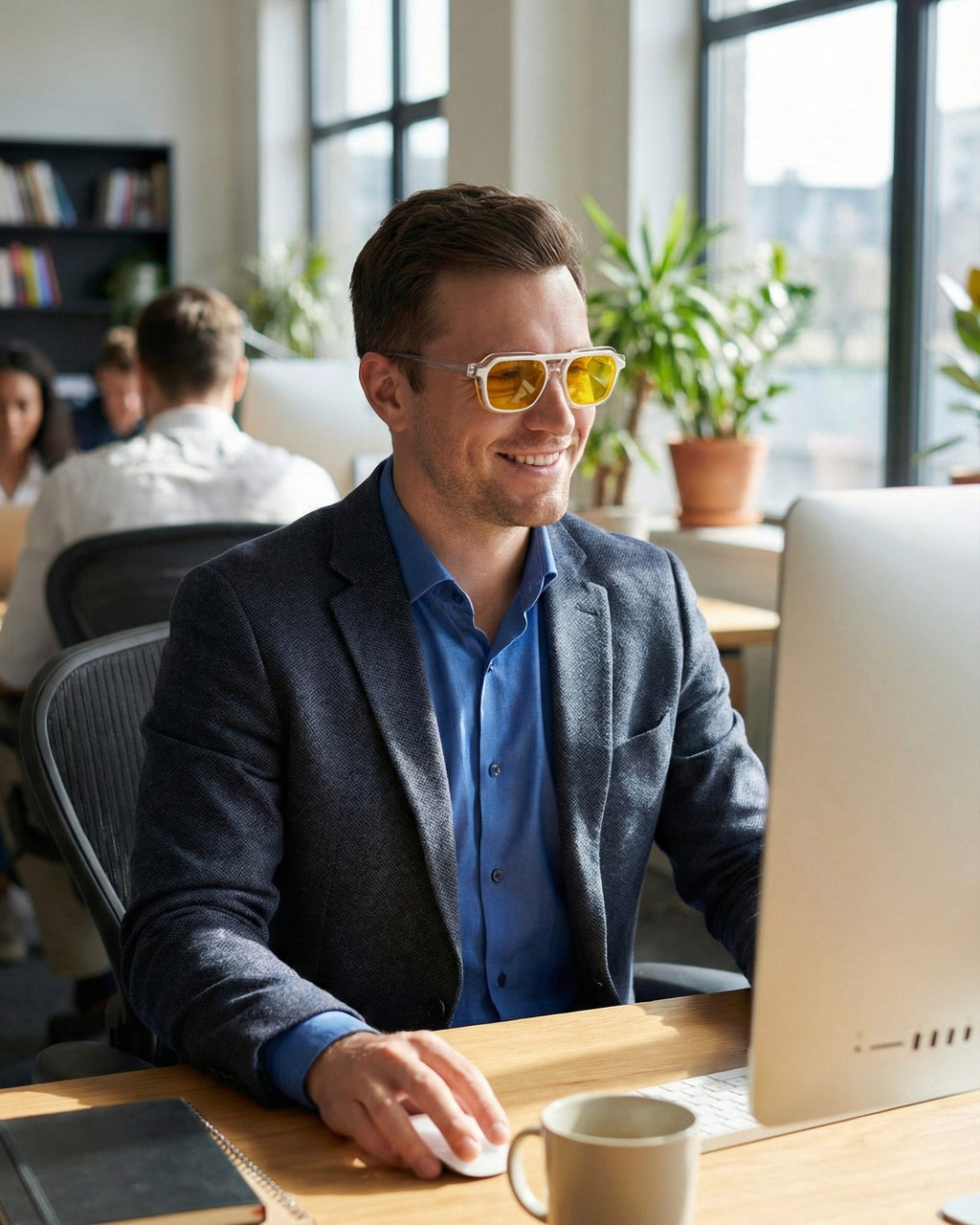 Layer - Aro transparente/Blanco